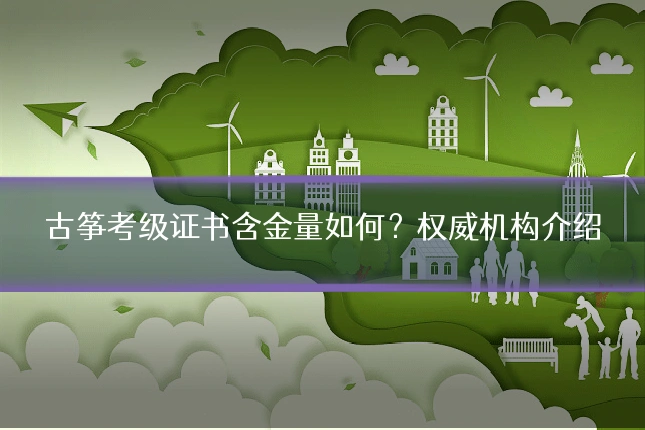 古筝考级证书含金量如何?权威机构介绍