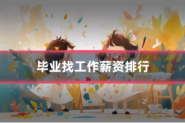 毕业找工作薪资排行
