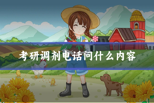 考研调剂电话问什么内容