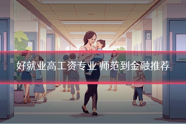 好就业高工资专业 师范到金融推荐