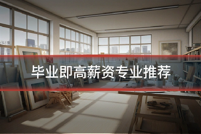 毕业即高薪资专业推荐