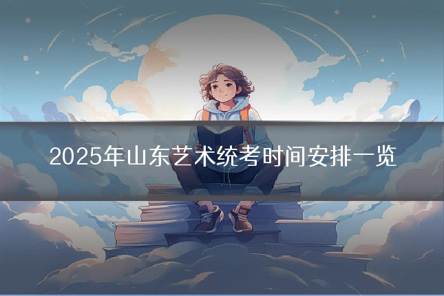 2025年山东艺术统考时间安排一览