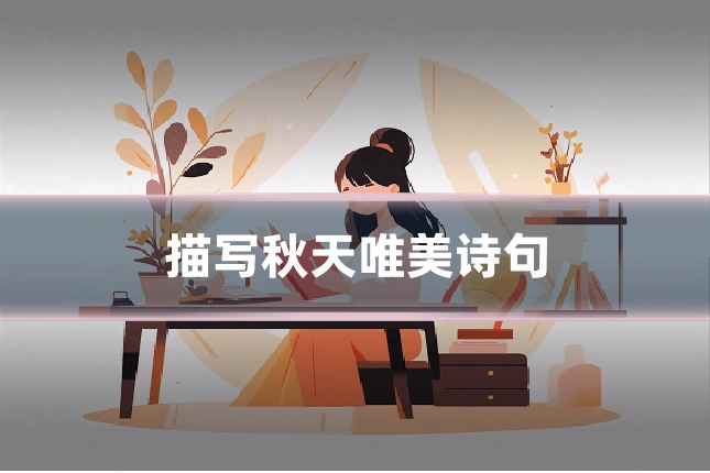 描写秋天唯美诗句