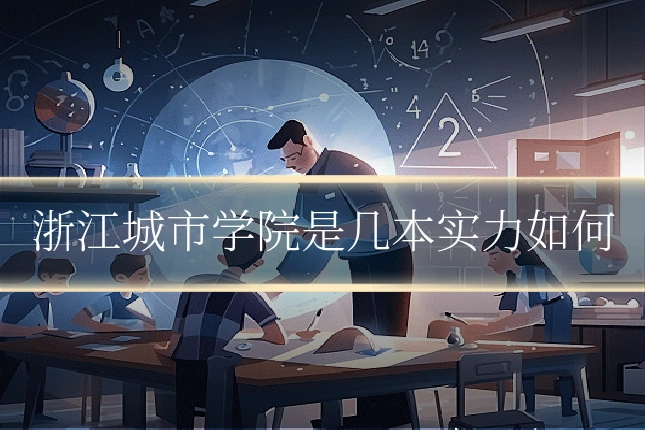 浙江城市学院是几本实力如何