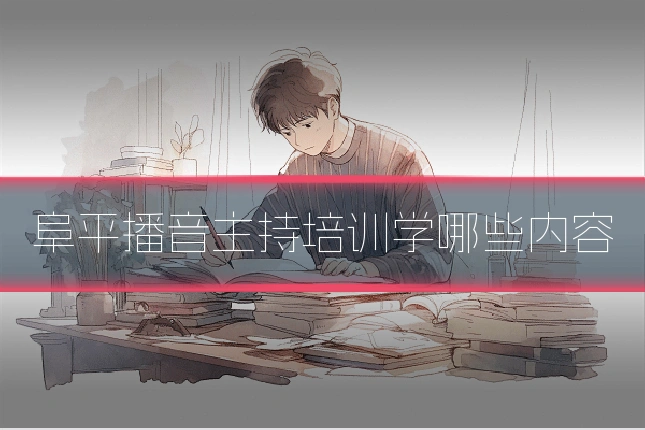 阜平播音主持培训学哪些内容