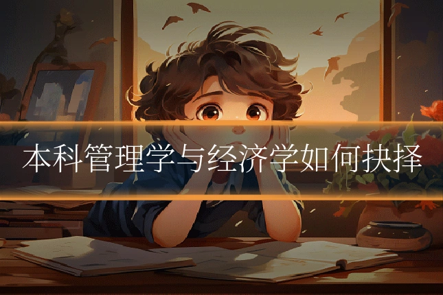 本科管理学与经济学如何抉择