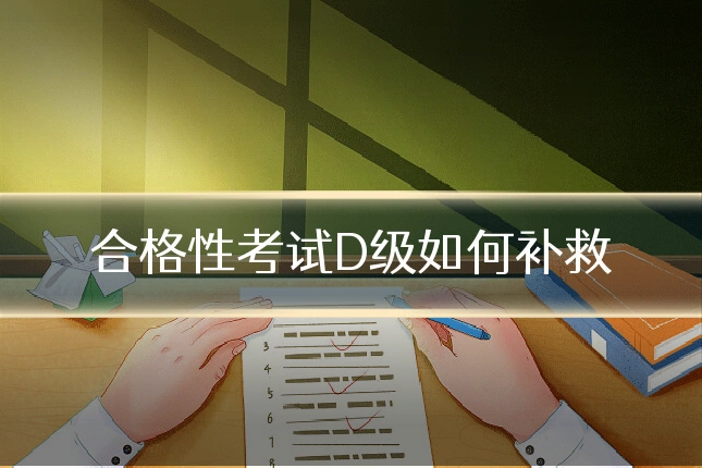 合格性考试D级如何补救