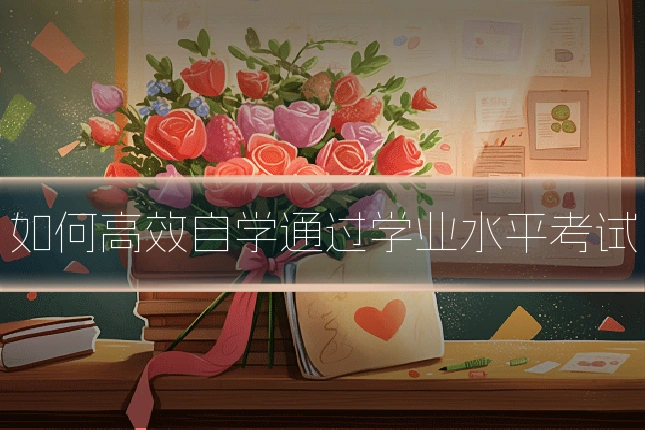 如何高效自学通过学业水平考试