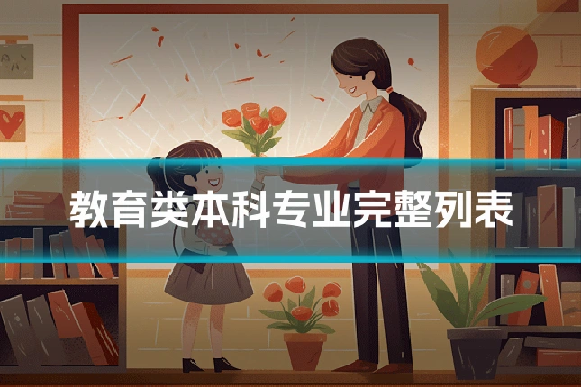 教育类本科专业完整列表