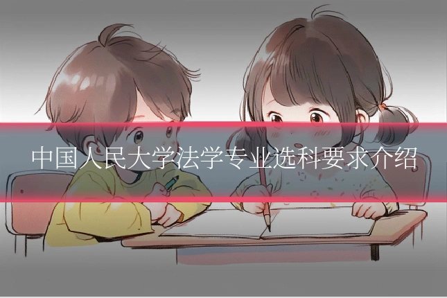 中国人民大学法学专业选科要求介绍