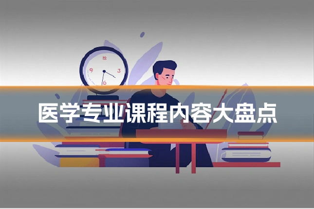 医学专业课程内容大盘点