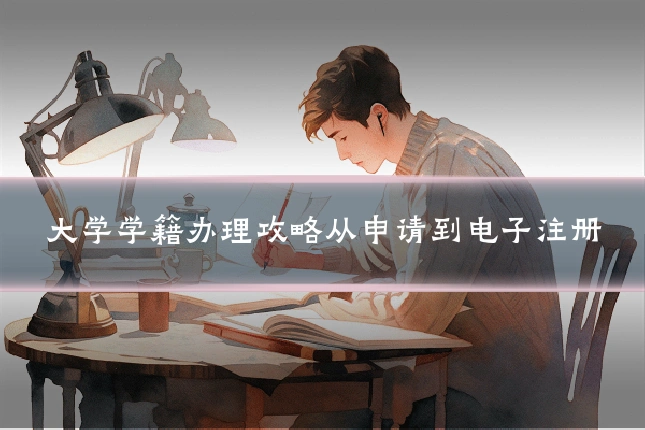 大学学籍办理攻略从申请到电子注册
