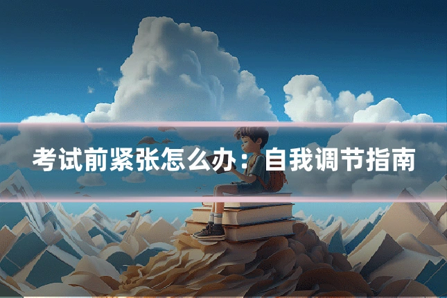 考试前紧张怎么办：自我调节指南