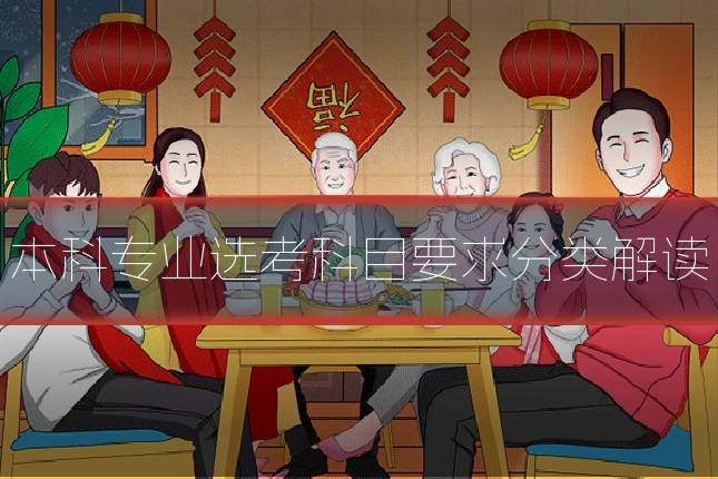 本科专业选考科目要求分类解读
