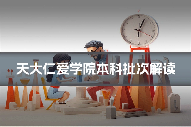 天大仁爱学院本科批次解读