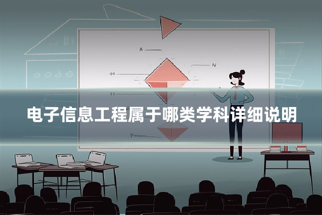 电子信息工程属于哪类学科详细说明