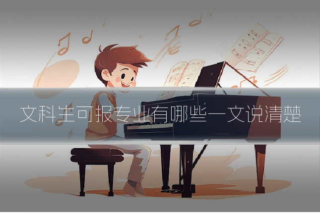 文科生可报专业有哪些一文说清楚