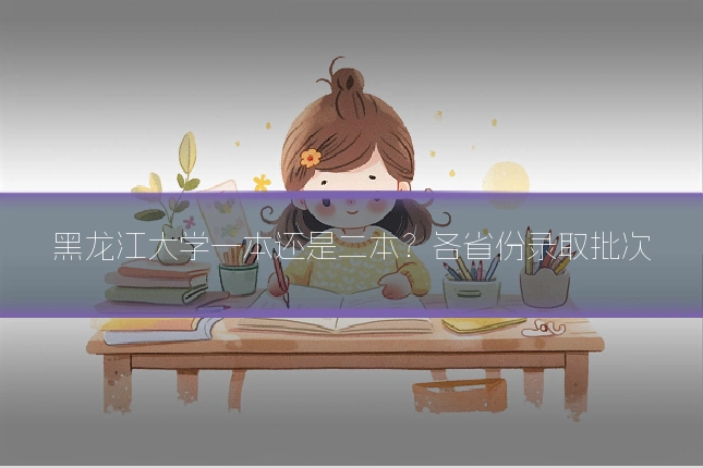 黑龙江大学一本还是二本?各省份录取批次