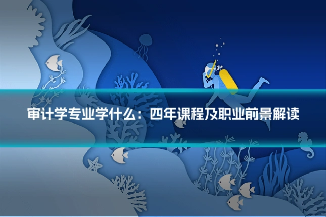 审计学专业学什么：四年课程及职业前景解读