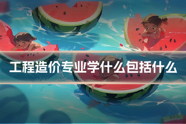工程造价专业学什么包括什么