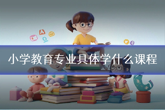 小学教育专业具体学什么课程
