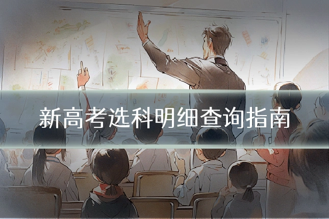 新高考选科明细查询指南