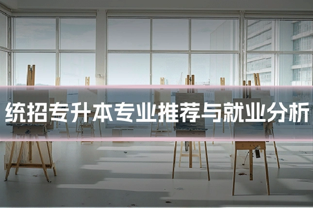 统招专升本专业推荐与就业分析