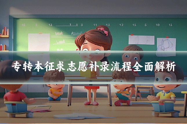 专转本征求志愿补录流程全面解析