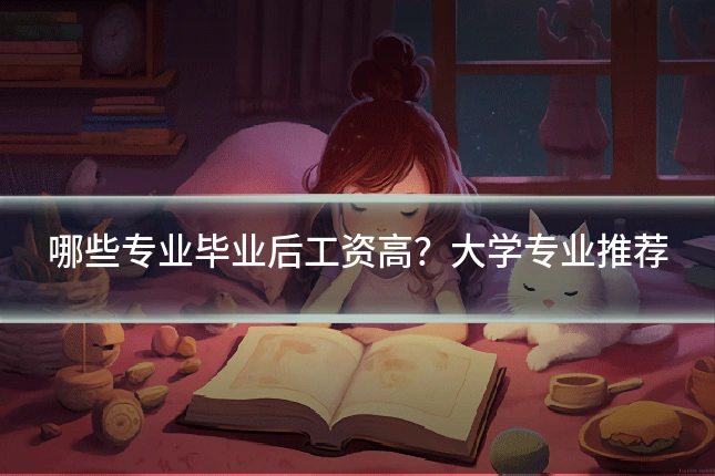 哪些专业毕业后工资高?大学专业推荐