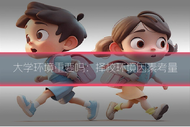 大学环境重要吗:择校环境因素考量