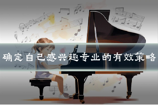确定自己感兴趣专业的有效策略