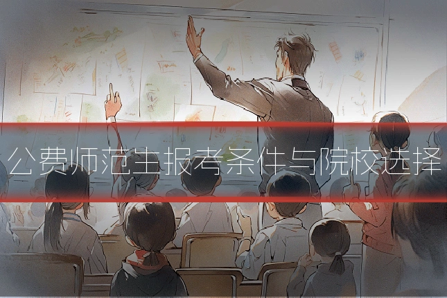 公费师范生报考条件与院校选择
