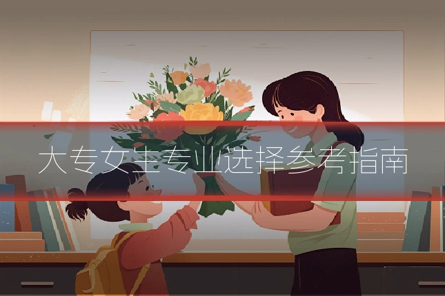 大专女生专业选择参考指南