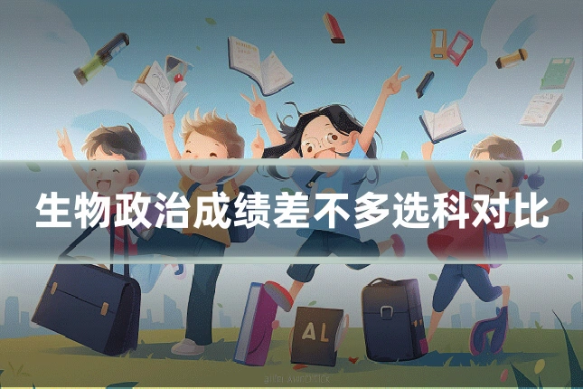 生物政治成绩差不多选科对比