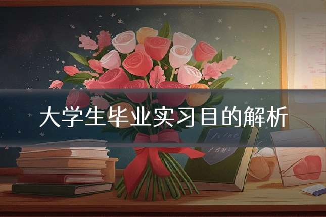 大学生毕业实习目的解析
