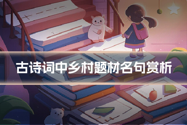古诗词中乡村题材名句赏析