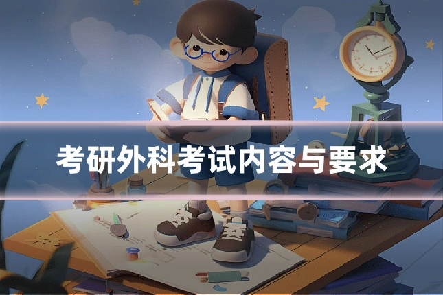 考研外科考试内容与要求