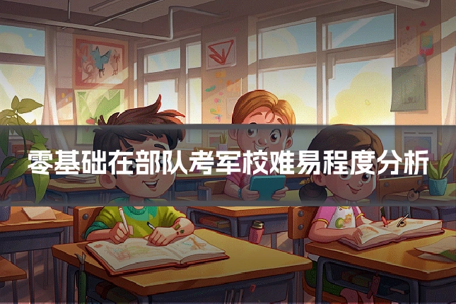 零基础在部队考军校难易程度分析