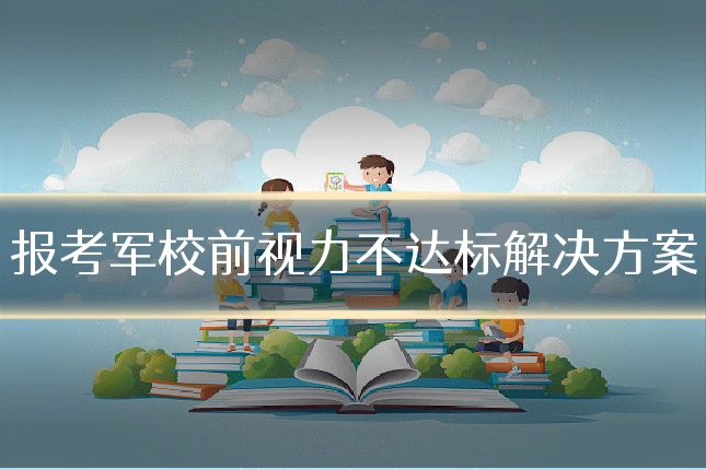报考军校前视力不达标解决方案