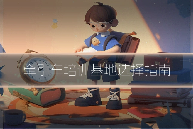 牵引车培训基地选择指南