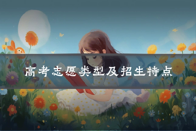 高考志愿类型及招生特点