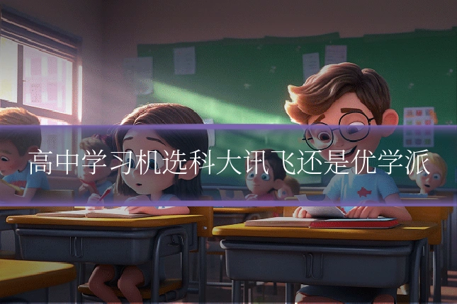 高中学习机选科大讯飞还是优学派