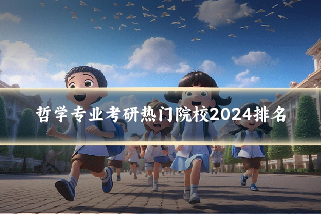 哲学专业考研热门院校2024排名