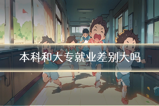 本科和大专就业差别大吗
