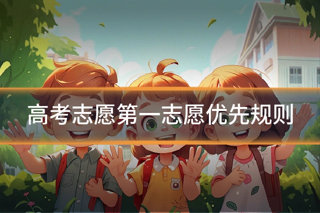 高考志愿第一志愿优先规则