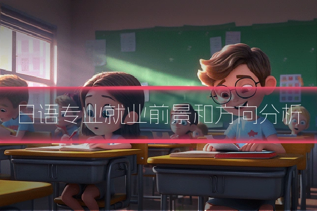 日语专业就业前景和方向分析