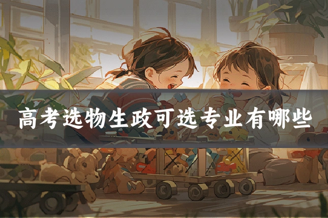 高考选物生政可选专业有哪些