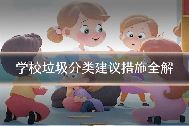 学校垃圾分类建议措施全解