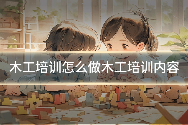 木工培训怎么做木工培训内容