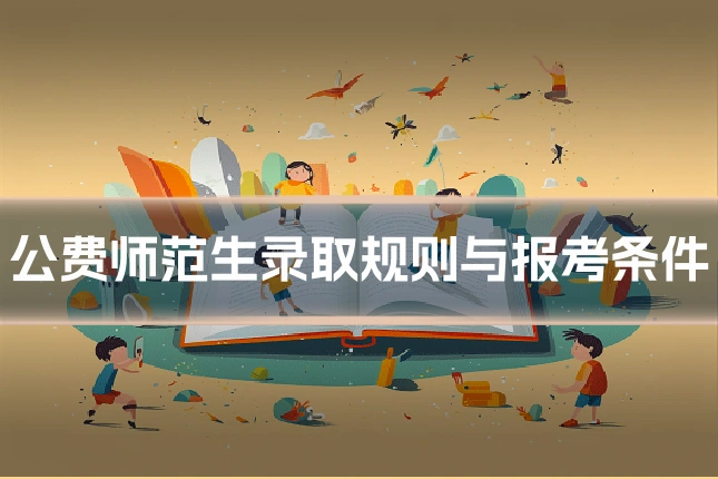 公费师范生录取规则与报考条件
